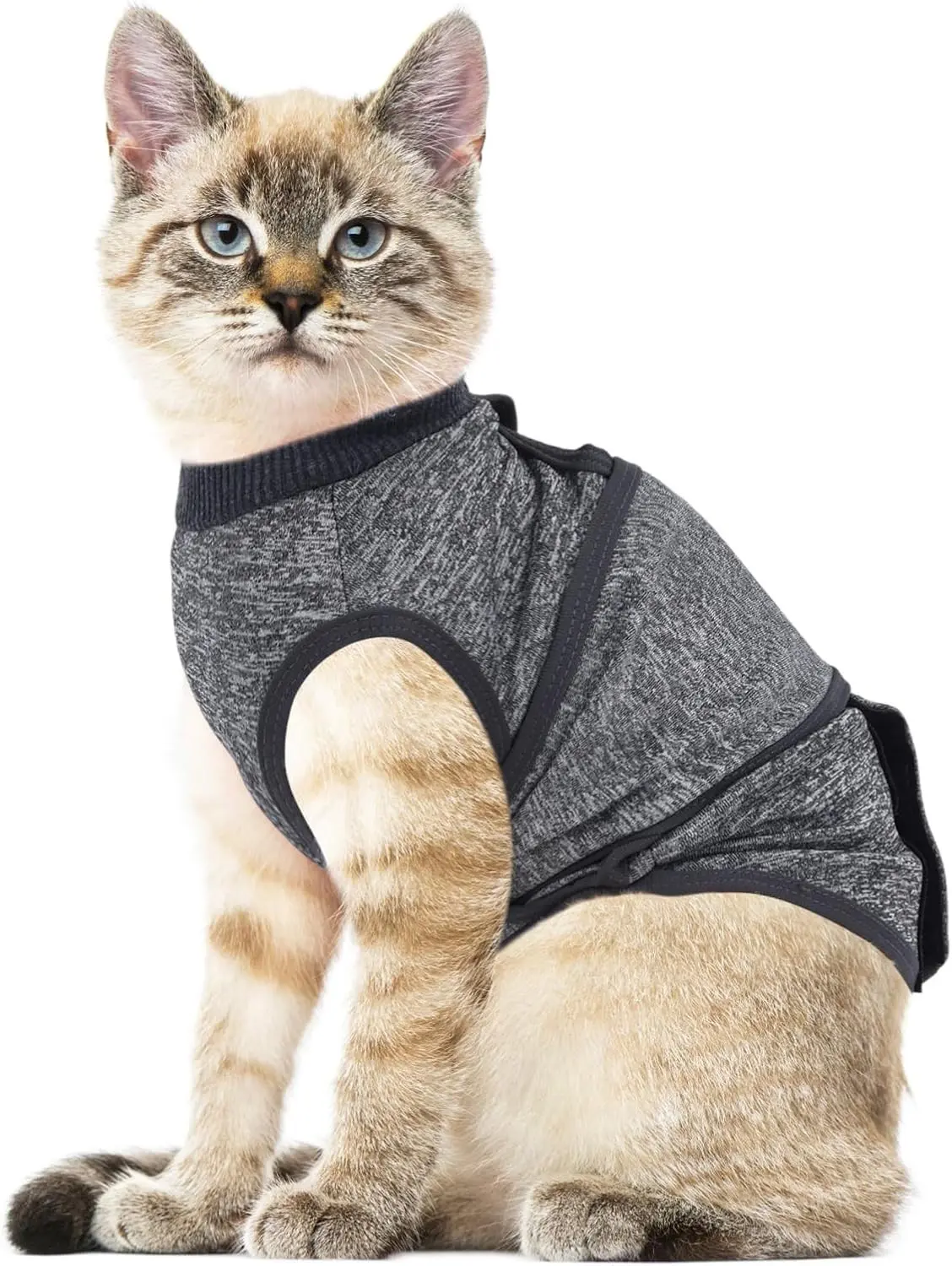 Cat Anxiety Jacket Self-Adhesive Adjustable to Relieve Stress | Anxiety Vest for Cats, Jackets for Cats Only Pet Cat Calming Wrap Shirt, Calming Wrap for Pets Gift