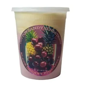 Black Cherry Pineapple Gourmet Cotton Candy - Cotton Candy Sensations 200+ Flavors