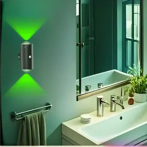 USB Rechargeable LED Night Light with Motion Sensor, Magnetic Stairway Lamp for Indoor Lighting, Parties, Bedroom, Hallway, Closet