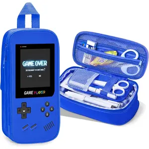 Gamer Pencil Case for Boys - Large Boys Pencil Pouch for School Supplies, Portable Video Game Pen Bag with Zipper, Big Capacity Pen Box, Compartments Stationary Organizer for Kids Teens Adults back to shcool