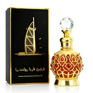 Natural Women's Perfume Oil Concentrate, Long-Lasting Floral Fruity Scent, Middle Eastern Musk Aroma, 15ML Diamond Enamel Bottle