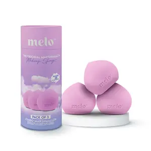 MELO️ The Original Marshmallow Makeup Sponge- Jumbo PRO Pack of 3 (Posh Pink)