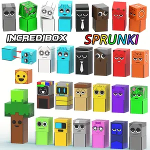 NEW Sprunki Magnetic Blocks Incredibox Game 20 Figures Magnetic Cube Toys for Christmas Birthday Gift