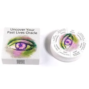 Past Life Tarot Deck - Past Life Readings, Spiritual Guidance & Birthday Compatibility - Astrology Oracle Cards with Eye Design - Ideal for Tarot Readers, Psychic Sessions & Personal Meditation - Paper Oracle Cards, Pastel Color Cards outdoorfun