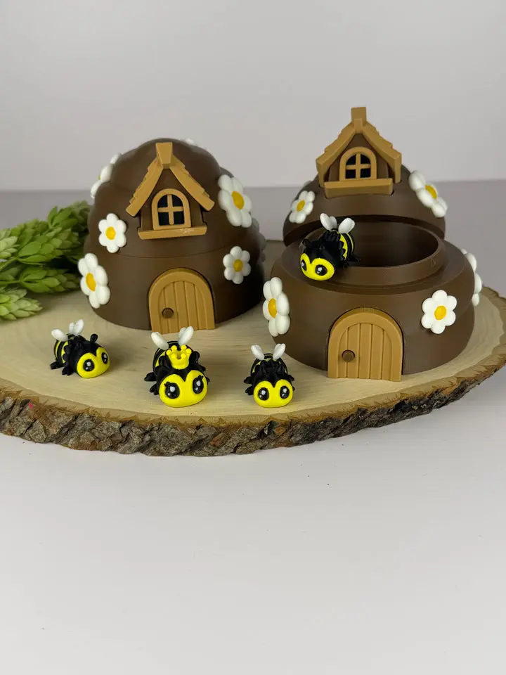 Bee Hive Container 3D printed