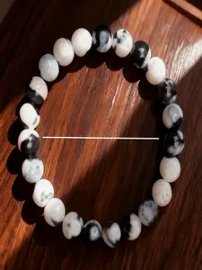 Fire Agate Memory Theme Bracelet, Handmade Natural Stone, Unisex Stress Relief Jewelry, Daily Anxiety Relief, Perfect Gift