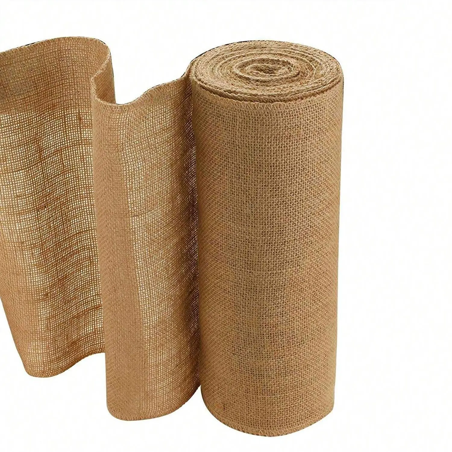 1 Roll Hessian Fabric, Natural Hessian Table Runner, Jute Table Runner, Jute Runner for Crafting, Wedding, Table Decoration