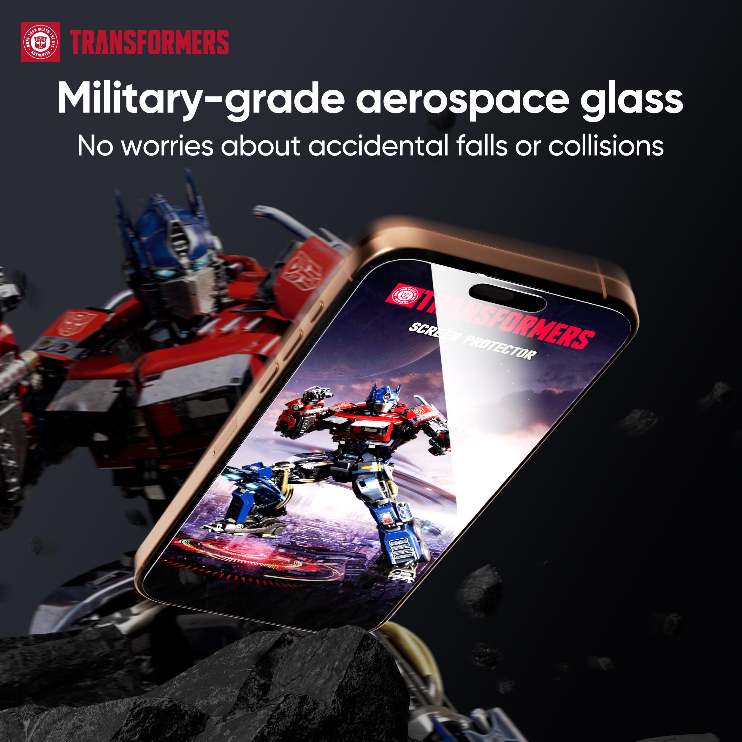 TRANSFORMERS 2-Pack Privacy Screen Protector, Phone Screen Protector, High-Definition Shatterproof Tempered Glass Phone Protector and Accessories
