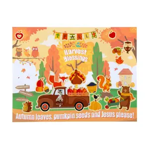 Religious Fall Sticker Scenes - 12 Pc.