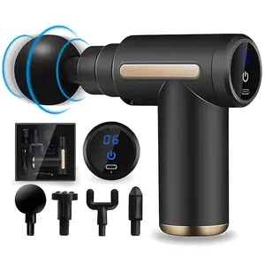 Professional Deep Tissue Massage Gun: High-Torque Portable Muscle Relaxation, Ergonomic Neck & Back Massager for Home Fitness Therapy, Health Gift Set.