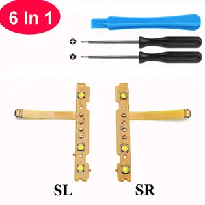 SL SR Button Key Flex Cable Replacement Parts for Nintend Switch JoyCon NS Game Controller With Screwdriver Tool Accessory