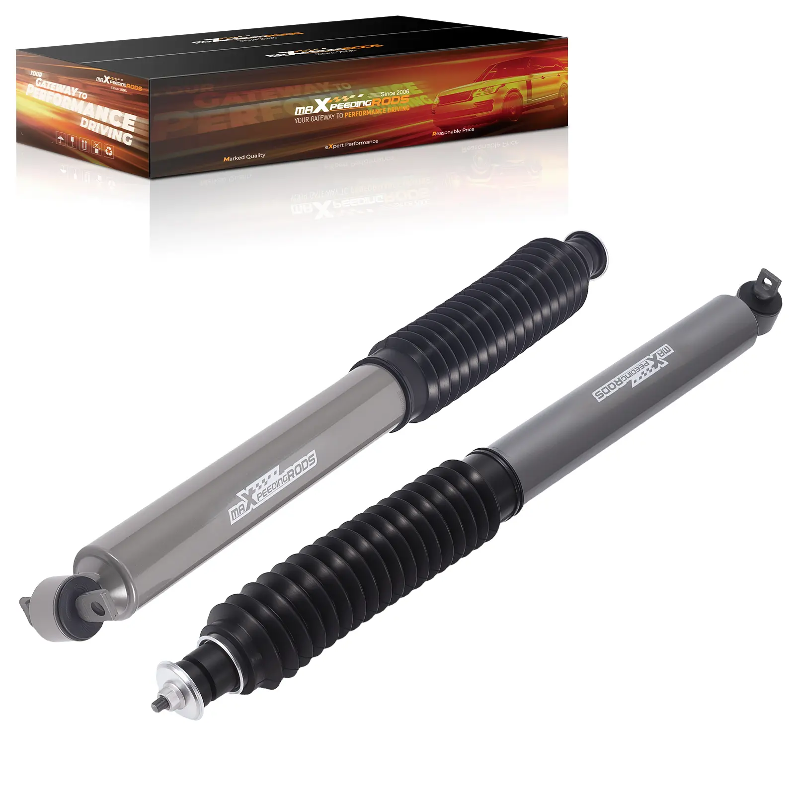 1-3Lift G1 Front Shock Absorbers compatible for Jeep Cherokee XJ Wrangler TJ 84-2006