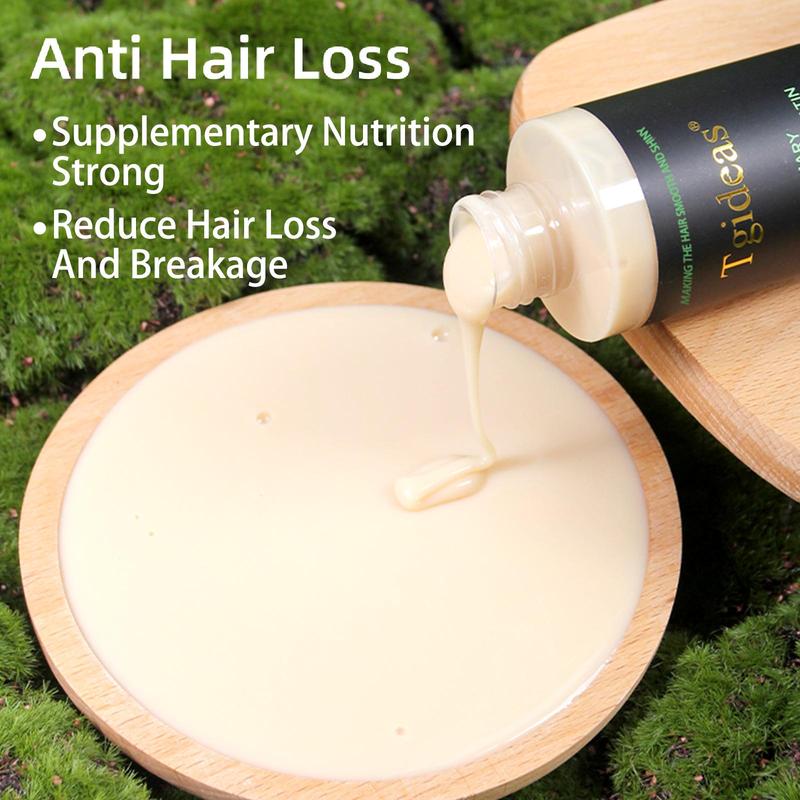 [TikTokShopBlackFriday] Tgideas Rosemary Leaf Oil & Hydrolyzed Keratin Shampoo-Nourishes and Regenerates Hair-Soft and Fluffy for Men and Women Cleansing Conditioner Haircare Biotin Comfort Smooth Foam Calming Clear Soothing Cleanser