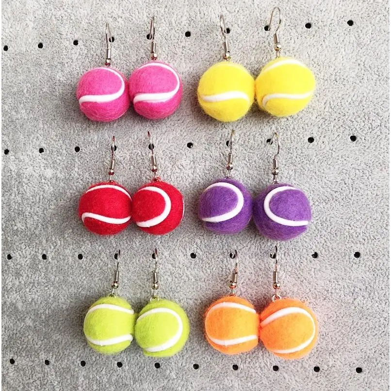 Creative Mixed Color Tennis Earrings