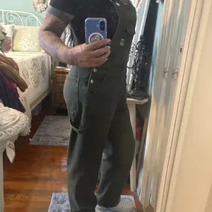 Men's Solid Color Plain Denim Overalls, Street Fashion Casual Adjustable Strap Zipper Overalls for Daily Wear, Men's Overalls for All Seasons, Streetwear, Menswear