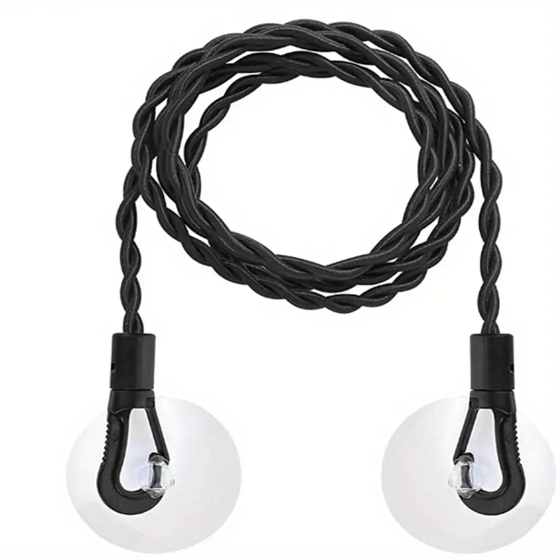 1pc Travel Laundry Clothesline Portable Retractable Clothesline With Hooks And Suction Cups Camping Accessories Cruise Essentials For Outdoor And Indoor Use