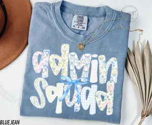 Comfort Colors® Admin Squad Shirt, Office Squad Gift, Administrative Assistant Shirt, Administrative Professionals Day Gift, School Office