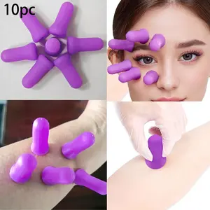 10-Piece Eye Cup Massage Set, Home Facial Vacuum Cups, Silicone Scratching Cups, Fat Reduction Cups, Traditional Chinese Therapy