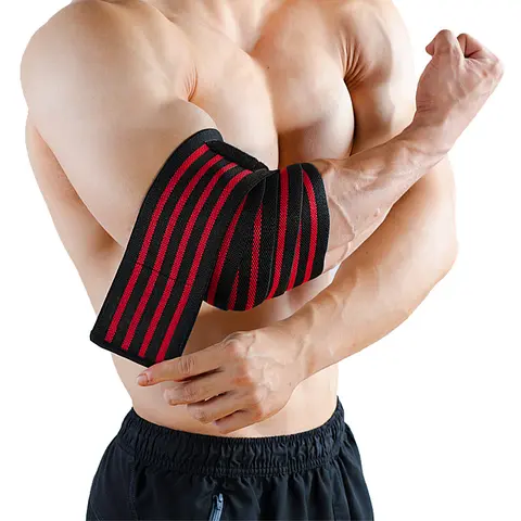 Elbow Wrap Compression Bandage, Elastic Knee Support Sleeve, Suitable For Weightlifting And Sports, Enhances Performance And Protection