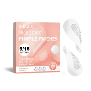 KHAZIX Comfort Fit Microdart Skin Care Patches, Hypoallergenic & Waterproof, 9/18 Patches Available, Gentle Care Patch, Single Item Pack