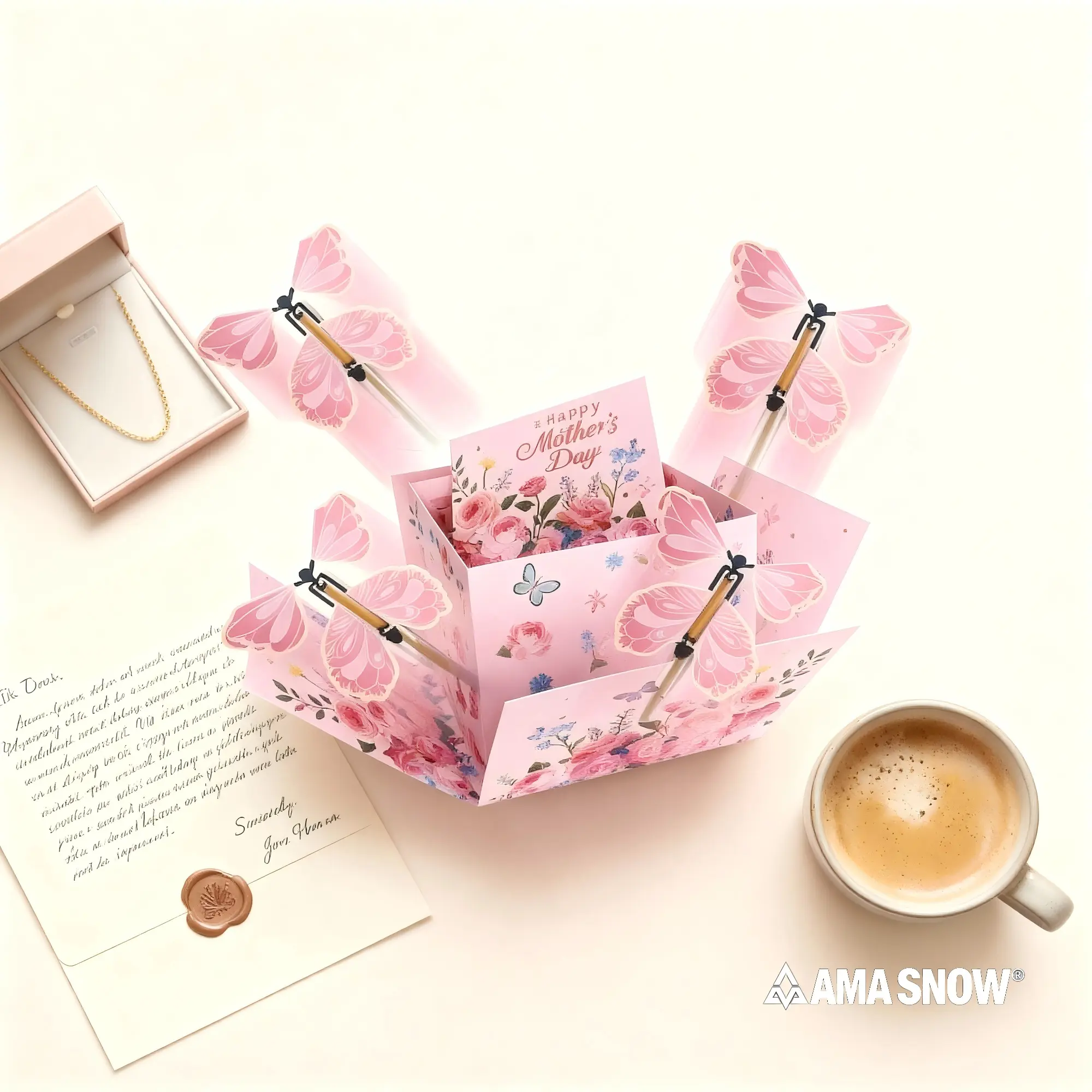 Mothers day Butterfly Explosion Gift Box,Flying Butterfly Surprise Box DIY Unique Exploding Surprise Gift Box for Birthday, Wedding, Anniversaries Gifts For Mom