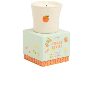 Paddywax Bistro Boxed Ceramic Candle in Citrus Spritz