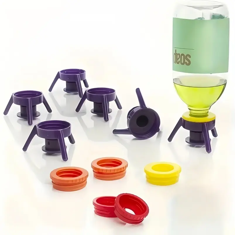 Flip! Bottle Emptier - 3-Pack - Includes adapters for all screw-top sizes - No more product waste - A daily essential - The perfect gift