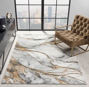 Sam's Rugs Ultra Soft Area Rug - Modern Abstract Design for Indoor Living Room & Bedroom - Stain Resistant, Easy to Clean