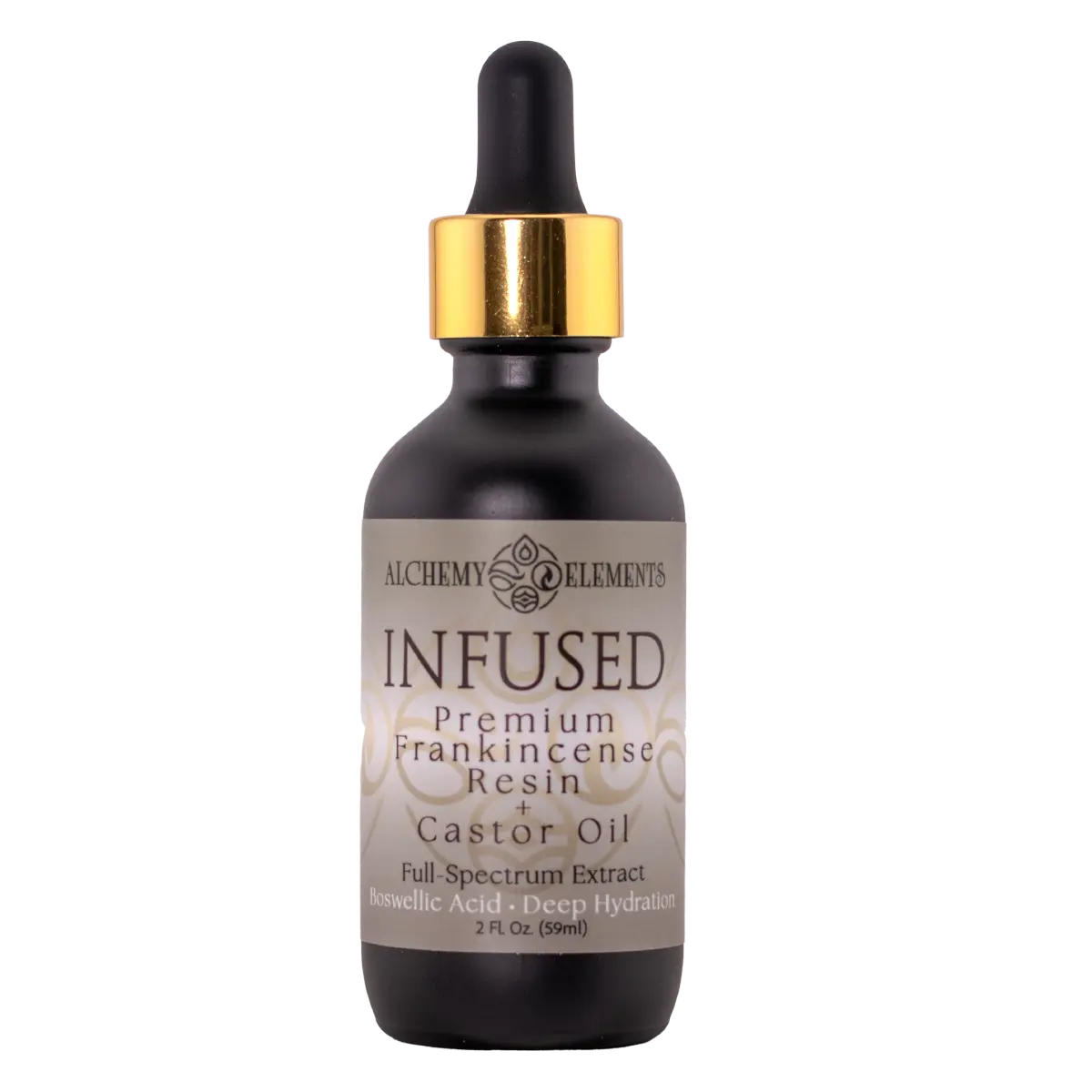Frankincense Castor Oil with Resin-Crafted Boswellia for Dry Skin, Beard & Cuticles | Alchemy Elements