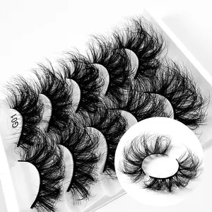 5 Pairs Luxury Fluffy Mink Eyelashes Multiple Styles
