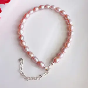 Freshwater Pearl Bracelet Sterling Silver Extender Chain, Adjustable Length