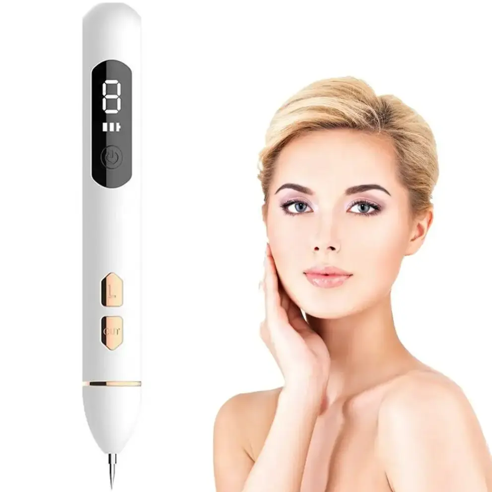 Lightweight Facial Electronic Makeup Tool - Portable Rechargeable Cosmetic Skin Beauty Pen with Adjustable Speed, Depth Settings for Daily Use