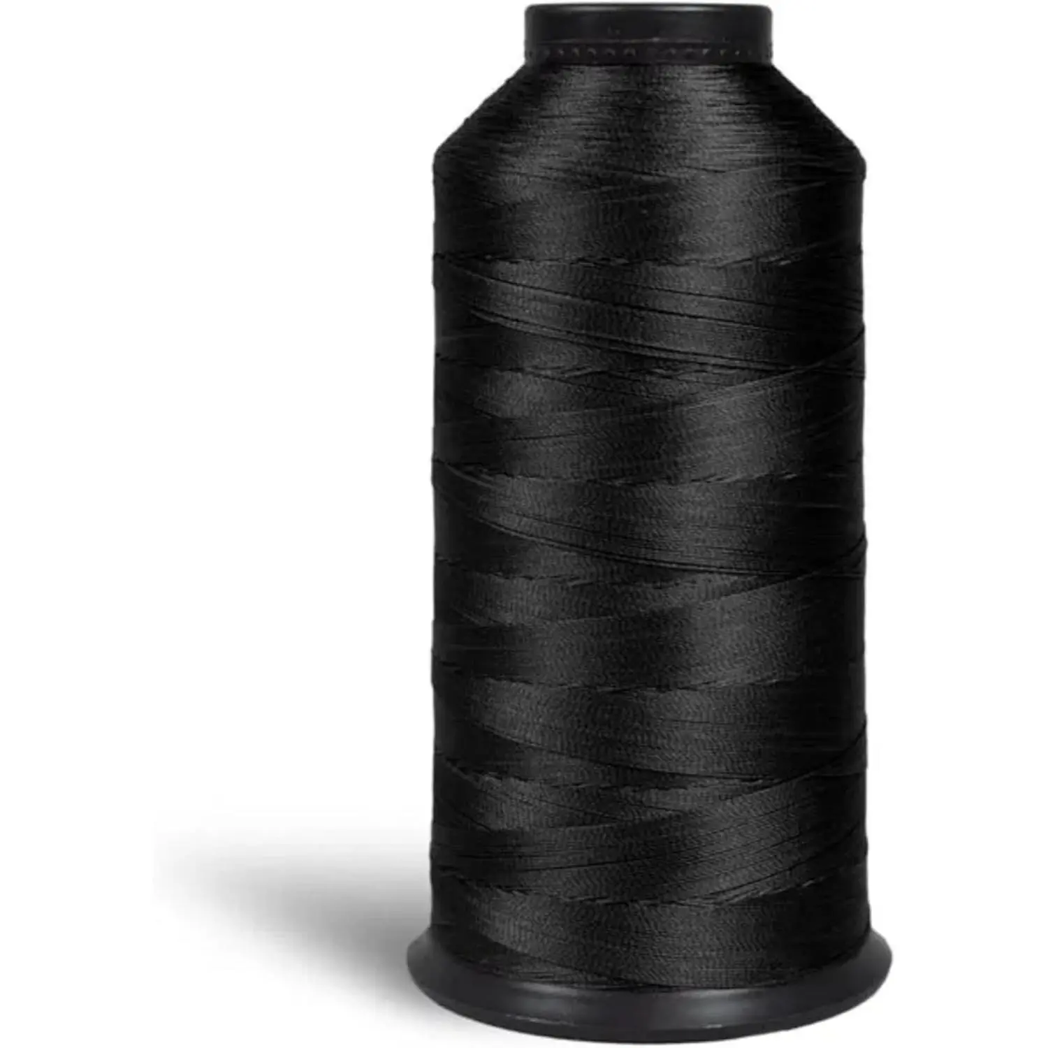 Bonded Nylon Hair Weaving Thread | Black | Heavy Duty Medium Weight | Hair Thread for Human Hair Extensions, Dreadlocks, Sew-ins, Wigs, Weaves, Braids | 2oz | 60g Spool
