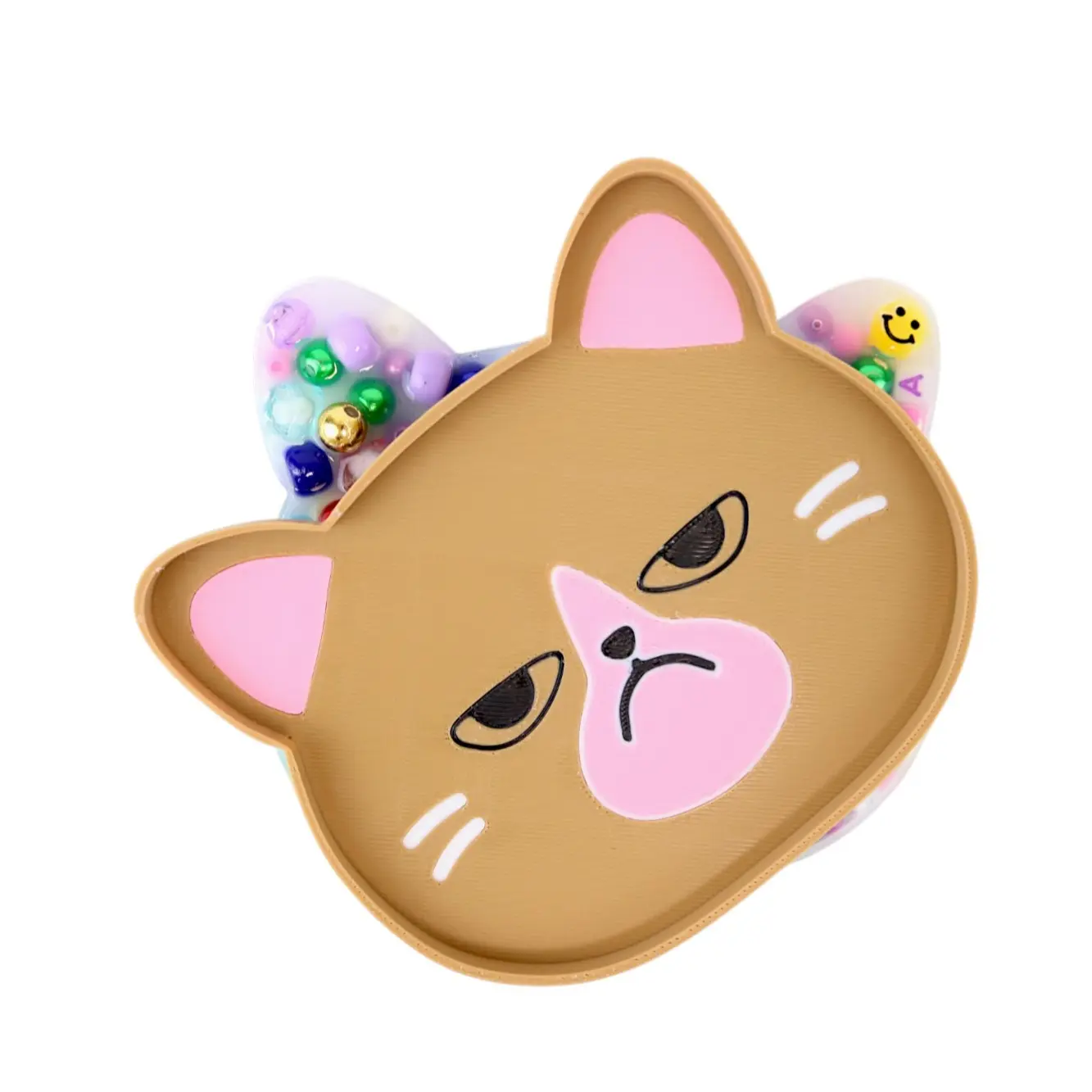 Angry Cat - Picky Party Pad and Tray- Satisfy Your Urge to Pick, Pop and Peel Stress-Free!