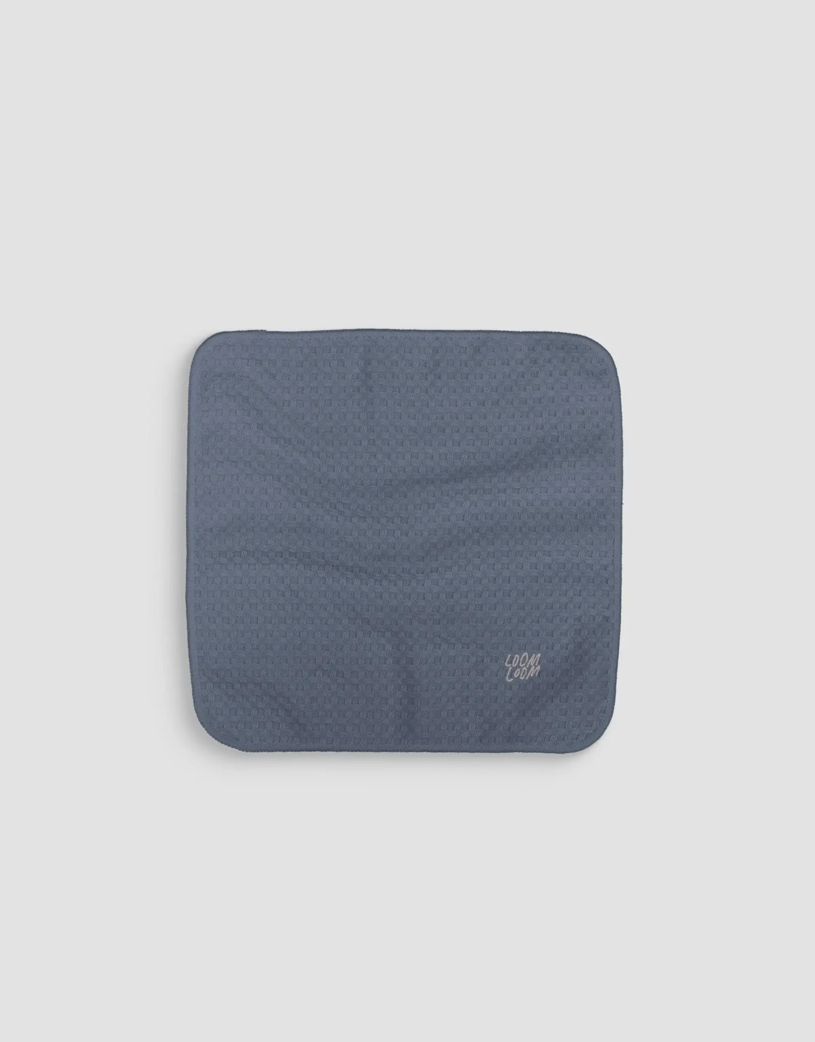 Slate Blue-Grey Rectangle Dishcloth Set - Double-Sided Print, Absorbent Quick-Dry Weave, Designed & Printed in Utah Kitchen Cleaning Cloths, Scrub-Friendly