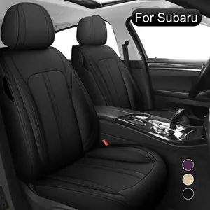 Car Seat Covers Full Set, Fit for Subaru Outback, Crosstrek, Forester, Legacy, Impreza,‌ XV, Tribeca, NAPPA Leather Car Seat Protector front back seats, Automotive Seat Covers 5 Seats