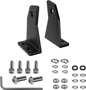 Universal Fit Side Mounting Bracket, 4WDKING D5 D6 Dual Row Straight or Curve LED Light Bar Brackets
