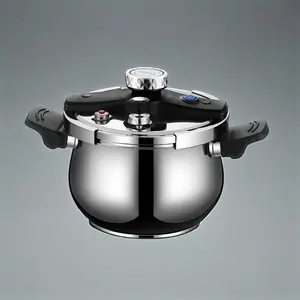 6.5L Stainless Steel Pressure Cooker with Explosion-Proof Design, Suitable for Induction and Gas Stoves, Perfect Kitchen Gift for Christmas