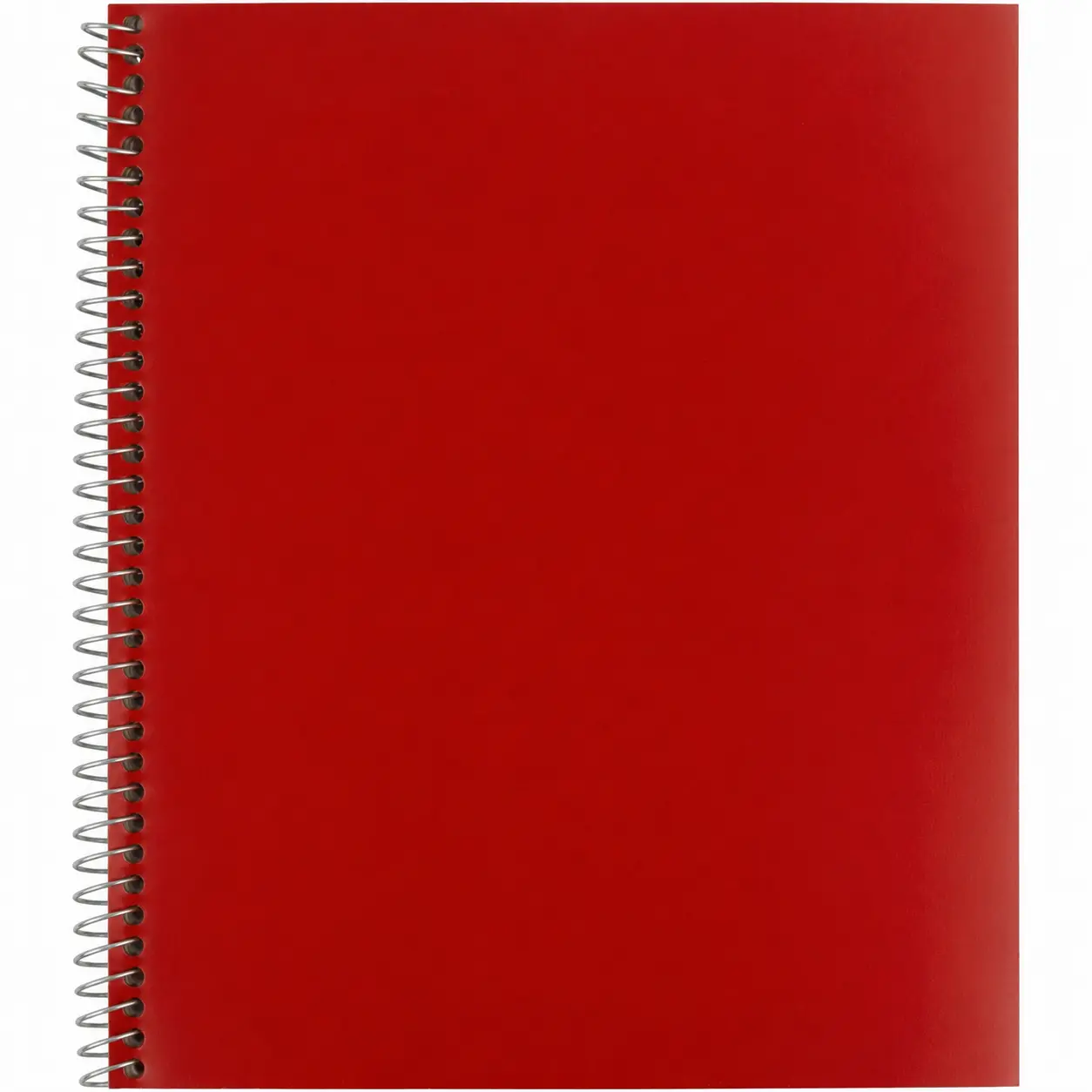 5 Subject Notebook, Wide Ruled Paper, Fights Ink Bleed, Water Resistant Cover, 8" x 10‑1/2", 200 Sheets, Color Will Vary