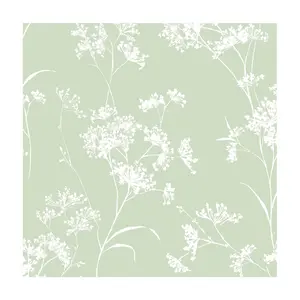Lillian August Floral Mist Peel and Stick Wallpaper