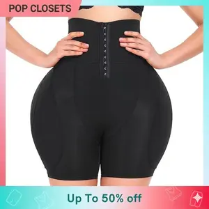 High Waisted Body Shaper Shorts Shapewear for Women Tummy Control Thigh Slimming Slip Shorts Butt Lifting Shapewear Panty Hip Compression Seamless Womenswear Padded Lingerie Basic Minimalist SpringStatements