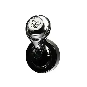 Universal Car Engine Start Stop Button Cover, Retro Joystick Push to Start Button Lever, Metal Anti-Scratch Ignition Protective Trim, Car Interior Accessories various model