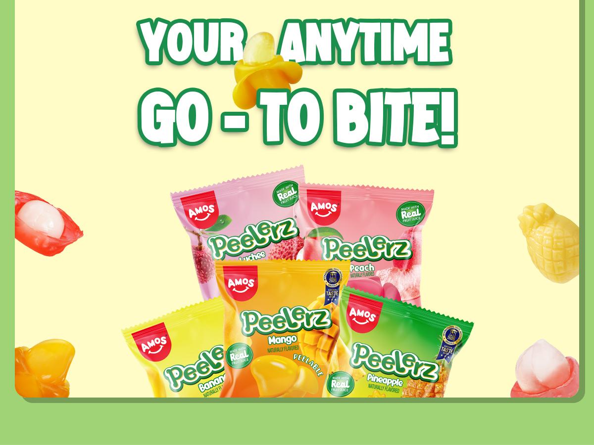 AMOS Peelerz Exotic Fruit Peelable Gummy Candy – 5 Fruit Flavors (Mango, Peach, Banana, Pineapple, Lychee),Berry Mix KIWI 8.47oz (240g), Individually Wrapped AMOS Peelerz Exotic Fruit Peelable Gummy Candy – 5 Fruit Flavors (Mango, Peach, Banana, Pineapple, Lychee),Berry Mix KIWI 8.47oz (240g), Individually Wrapped