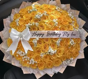 Costum yellow bouquet