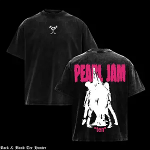 Retro Washed Tee Pearl Jam Album T-Shirt - 90s Grunge Band Tee, Vintage Rock Graphic Shirt, Unisex Music Fan Gift, Eddie Vedder Merch