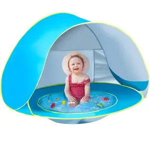 Baby Beach Tent Pop Up Beach Tents Baby Tent for Beach, Indoor Baby Pool，Portable Shade Pool UV Protection Sun Shelter for Infant