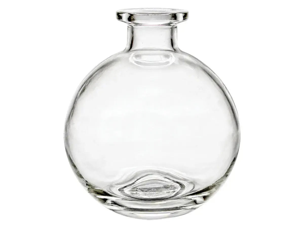 250ml Flint Glass Ball Round Glass Bottle for Diffuser Reeds/Oils Cork Finish