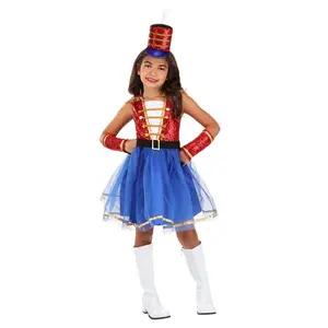Girl's Sequin Toy Soldier Costume