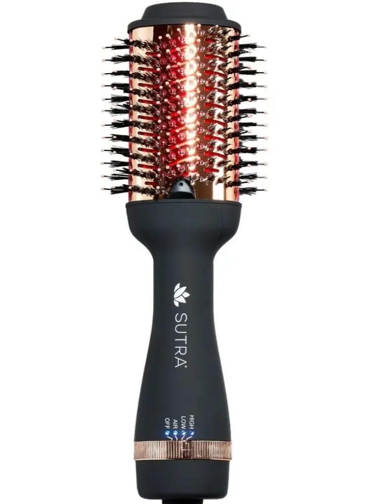 SUTRA IR Infrared Blowout Brush 3 Inch - Cepillo Secador Infrarojo de 3 Pulgadas for Hair Styling Straightening Bristle Straightening Comb
