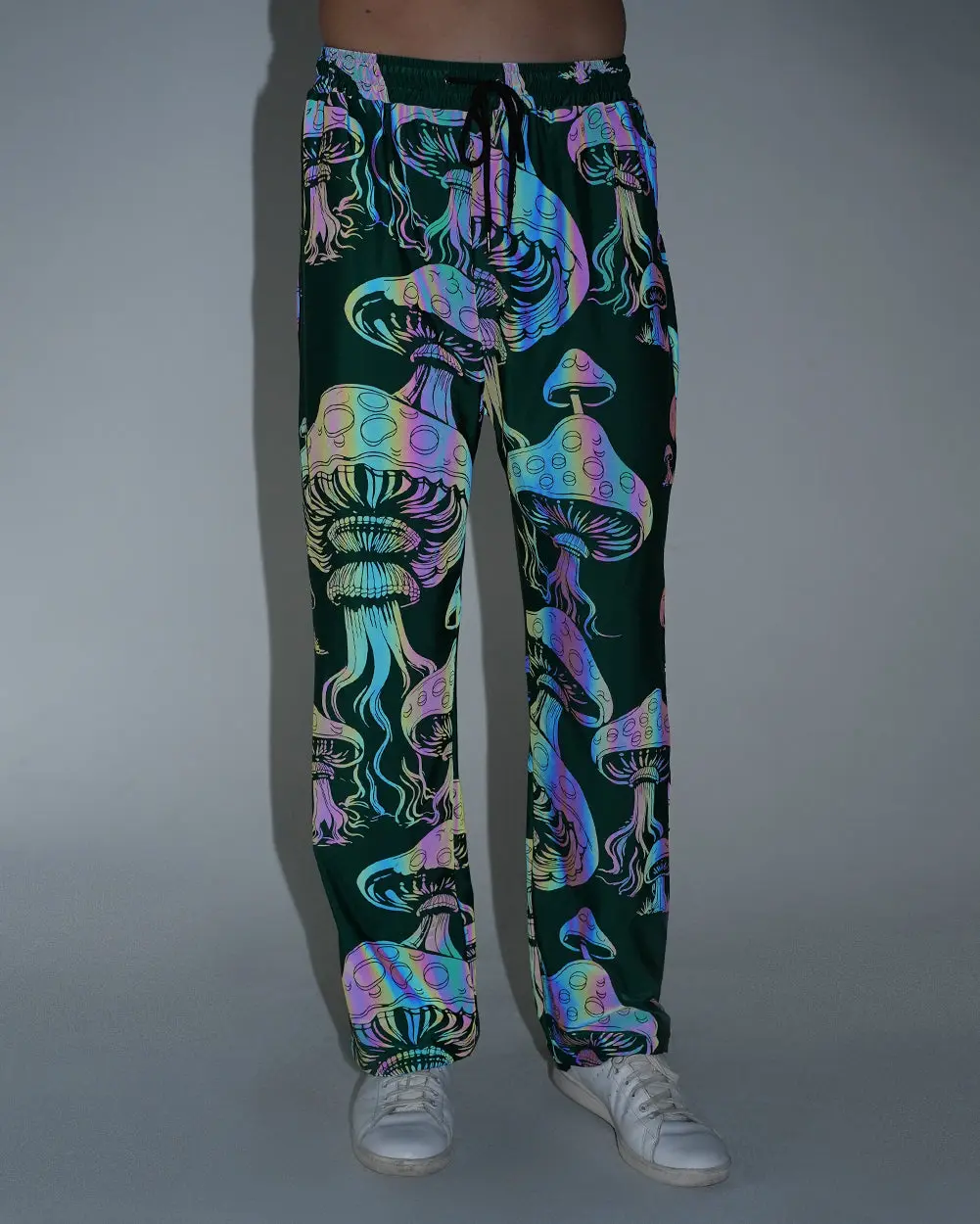 Secret of Life Mushroom Green Reflective Harem Pants